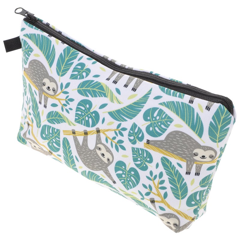 Sloth 3D Printed Women Makeup Bag Portable Cosmetic Bag Travel Makeup Pouch - Image 5