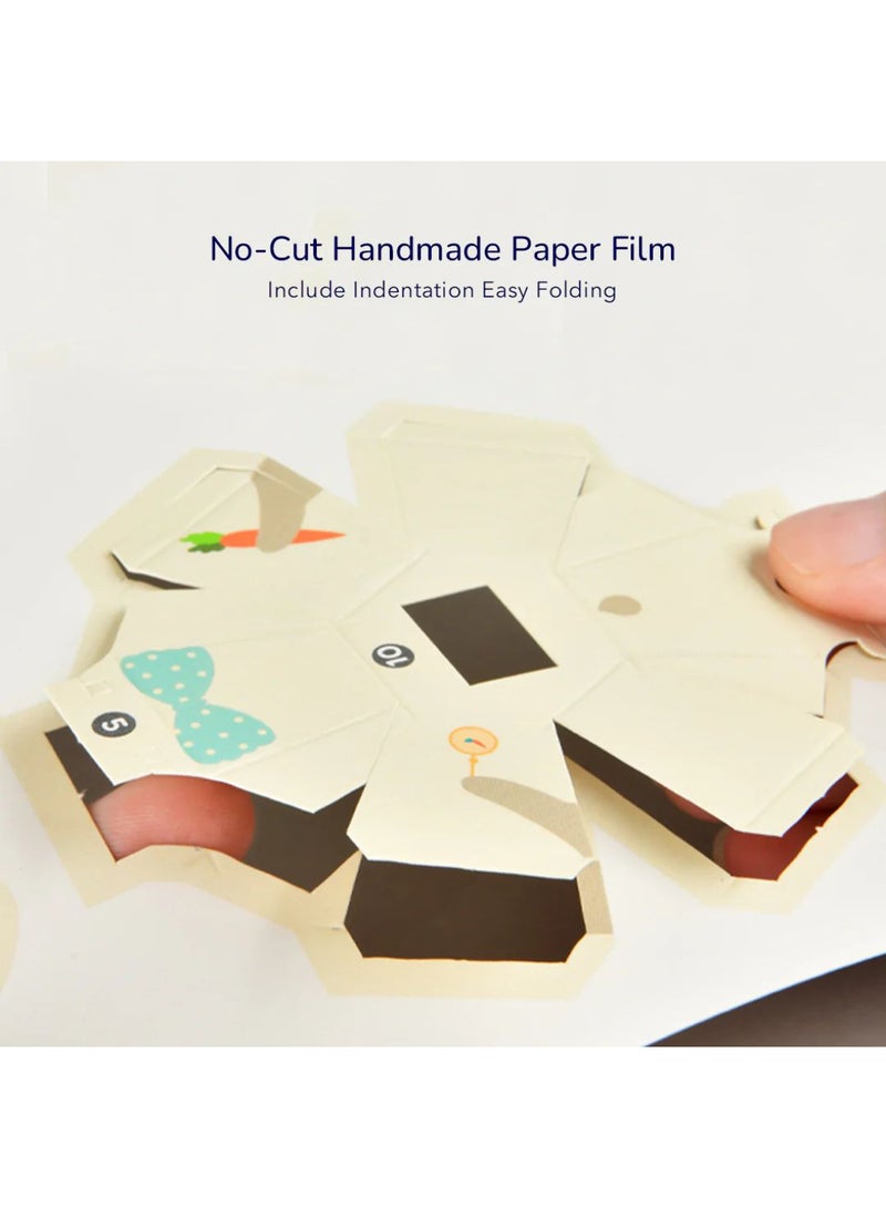 MiDeer Paper Model Animals Origami Kit for Kids Ages 5+ | 3D Paper Craft Set with 9 Animal Designs | No Scissors Needed | Pre-Creased, Perforated, Easy Pop-Out Craft for Boys & Girls - Image 5