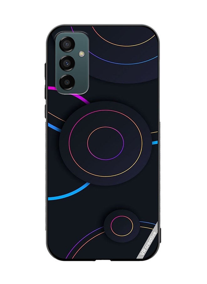 Protective Case Cover For Samsung Galaxy F13/M13 Circles Dots Design Multicolour