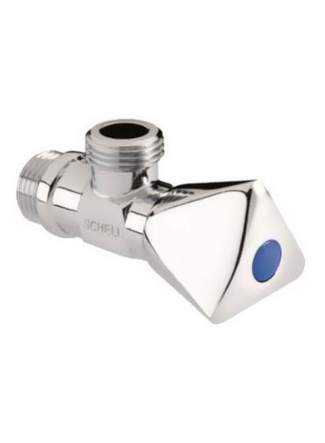 Schell Angle Valve Silver 0.5inch