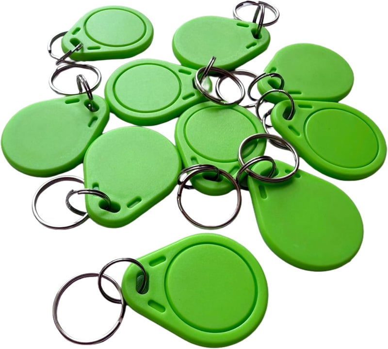 YARONGTECH ISO14443A 13.56MHZ MIFARE Classic 1K Keychain Grey color pack of 10 - Image 1