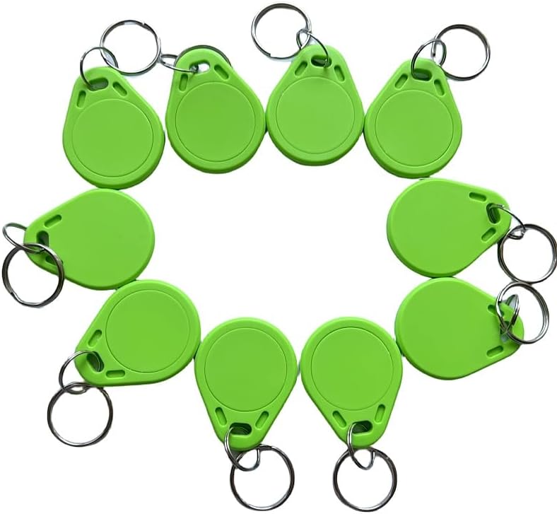 YARONGTECH ISO14443A 13.56MHZ MIFARE Classic 1K Keychain Grey color pack of 10 - Image 2