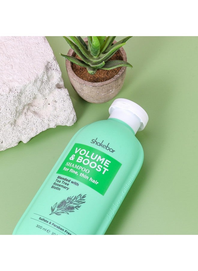 Shakebar Biotin And Tea Tree Oil Shampoo Set - Rosemary Conditioner, Hair Thickening For All Types, Refreshes Scalp, Sulfate & Paraben Free - Image 3