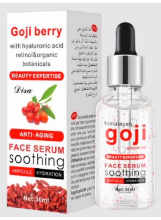 GOJI Goqi Berry With Hyaluronic Acid, Retinol & Organic Botanicals Anti-Aging Face Serum- 30ml. - Image 1