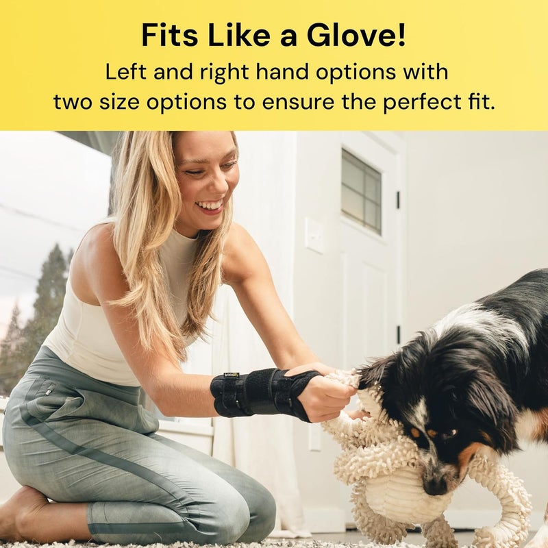 BraceUP Wrist Support Brace with Metal Hand Splint for Carpal Tunnel Wrist Support Left or Right Hand Support and Tendonitis Arthritis Pain Relief for Men and Women LXL Right Hand - Image 5