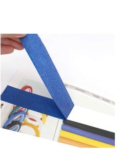 Y&D 5 Rolls Blue Painters Masking Tape Painting and Decorating Multisurface Professional DIY Use Crafts Body Spraying  - Image 2