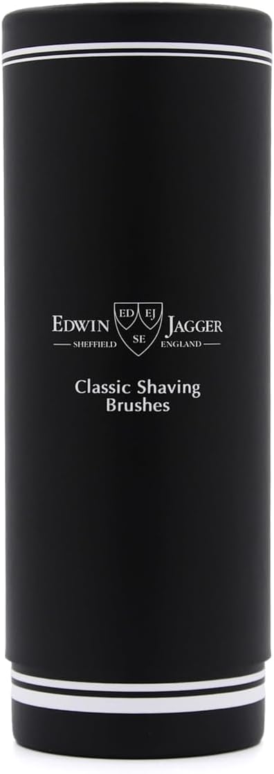 Edwin Jagger Ivory Shaving Brush Synthetic Silver Tip - Image 5