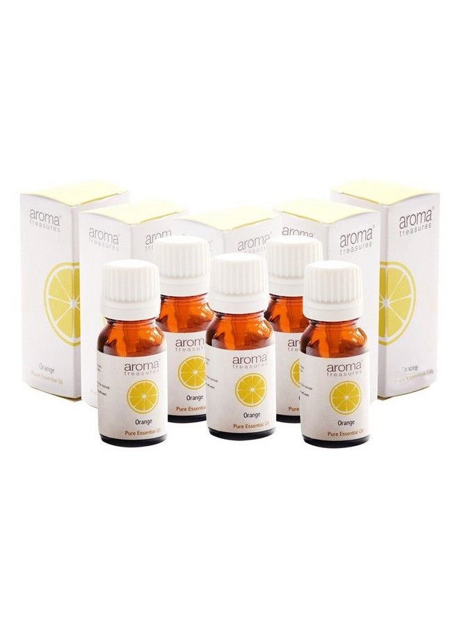Aroma Treasures Orange Essential Oil 10 Ml (Pack Of 5)  - Image 1