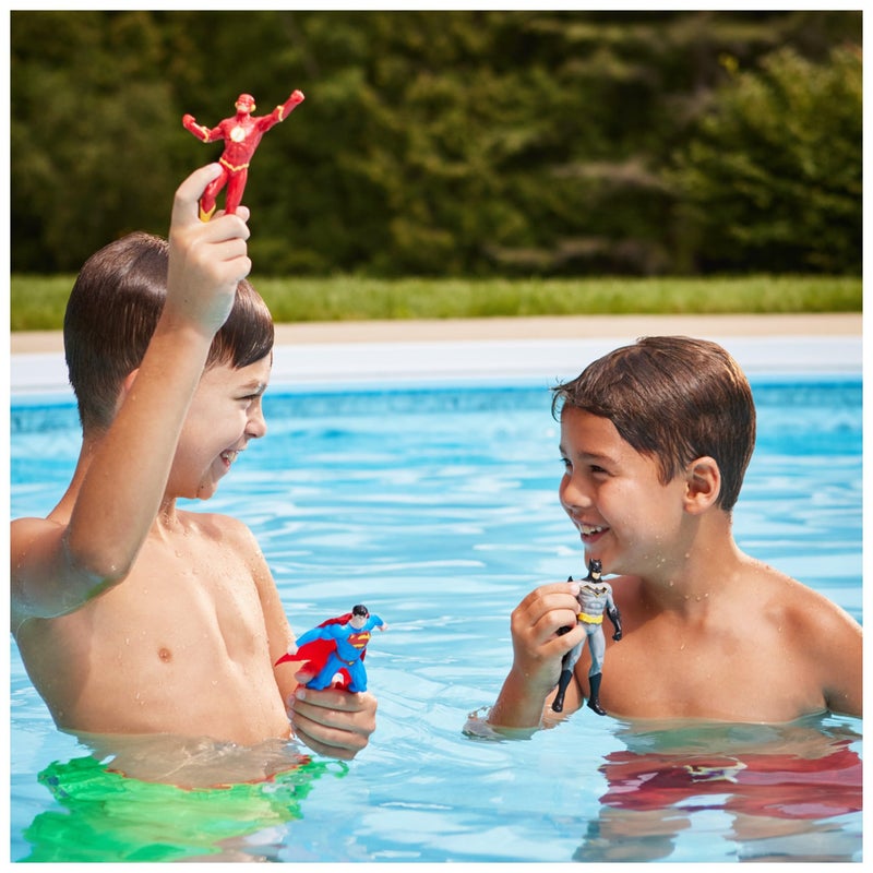 Swimways DC Dive Characters 3-Pack, Swimming Pool Accessories & Kids Pool Toys, DC Party Supplies & Water Toys for Kids Aged 5 & Up - Image 2