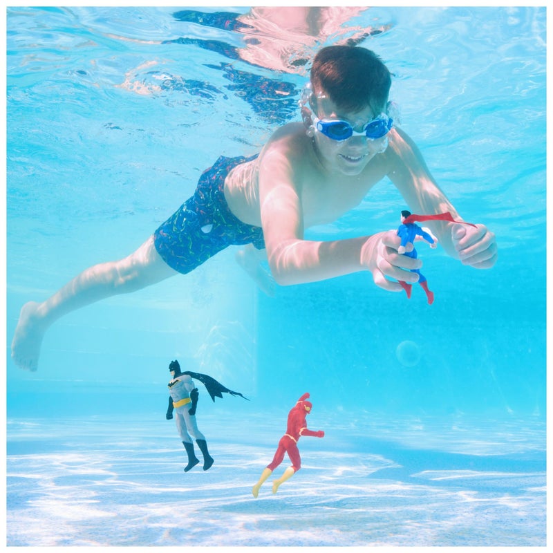 Swimways DC Dive Characters 3-Pack, Swimming Pool Accessories & Kids Pool Toys, DC Party Supplies & Water Toys for Kids Aged 5 & Up - Image 4