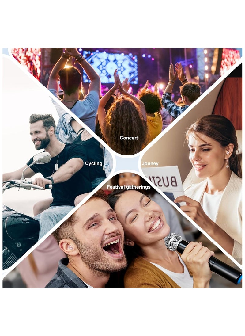 High Fidelity Ear Plugs for Concerts,Earplugs for Noise Reduction 25dB-30dB with 6 Ear Tips, Hearing Protection Ear Plugs for Concert,Festivals,Nightlife, DJs