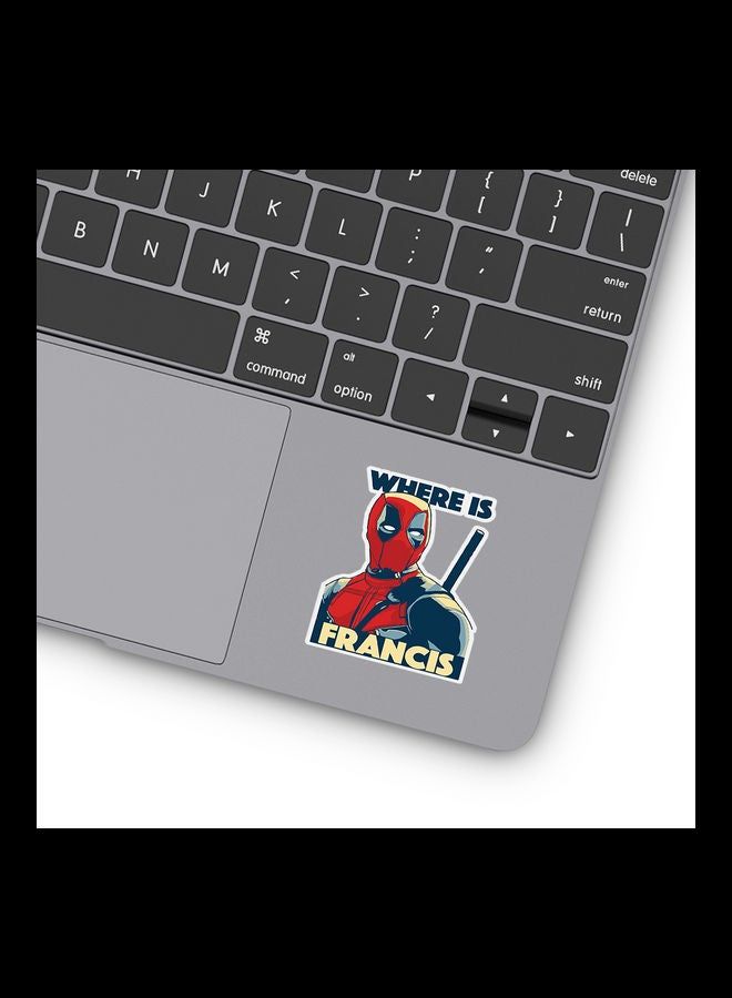 RKN ملصقات فينيل لـDeadpool Francis للكمبيوتر المحمول - Image 1