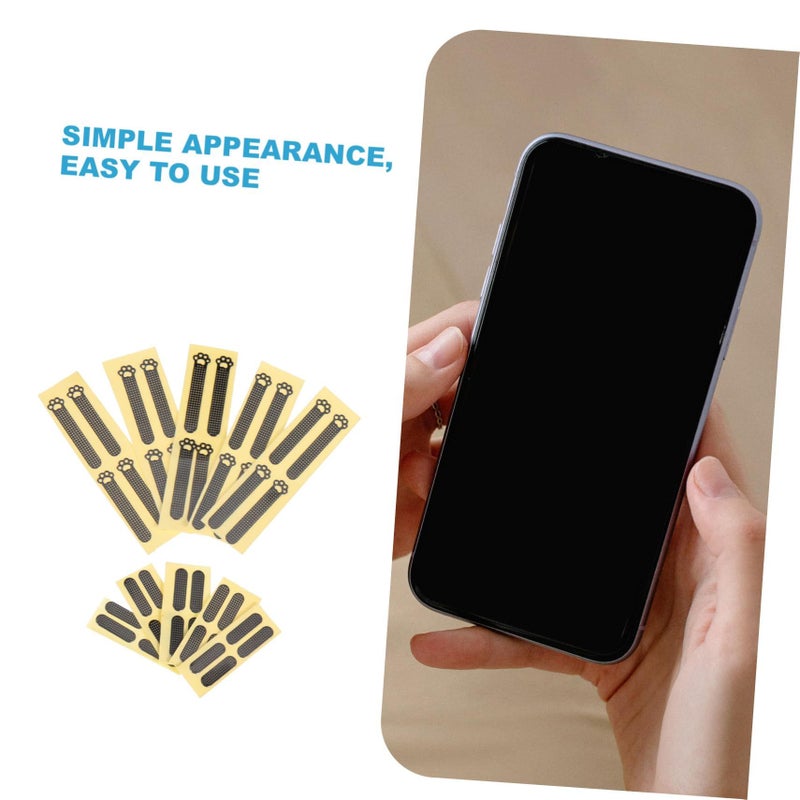 40pcs Black Metal Dust Filter Speaker Mesh Stickers Easy To Use No Sound Interference - Image 4