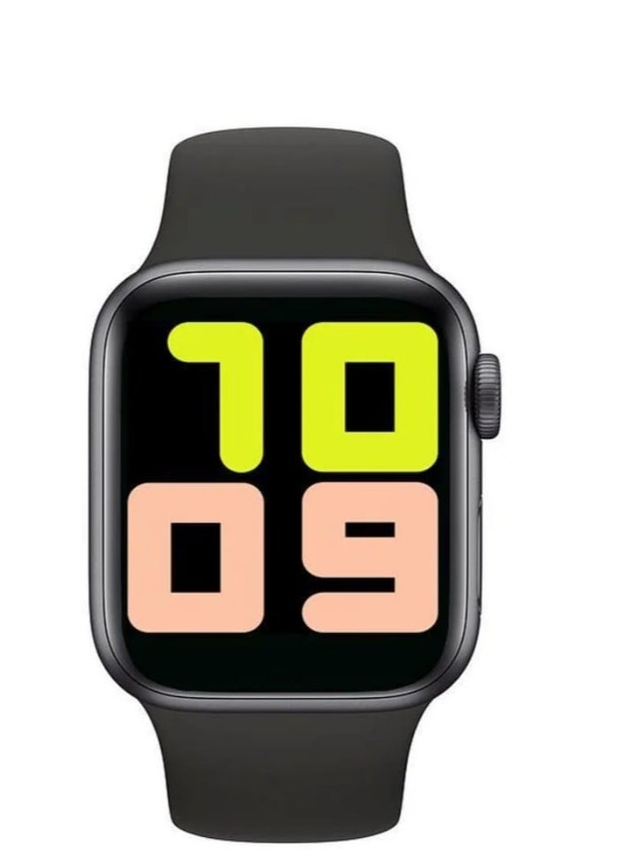 300.0 mAh T500 Fitrist 2020 Touch Screen Smartwatch Black
