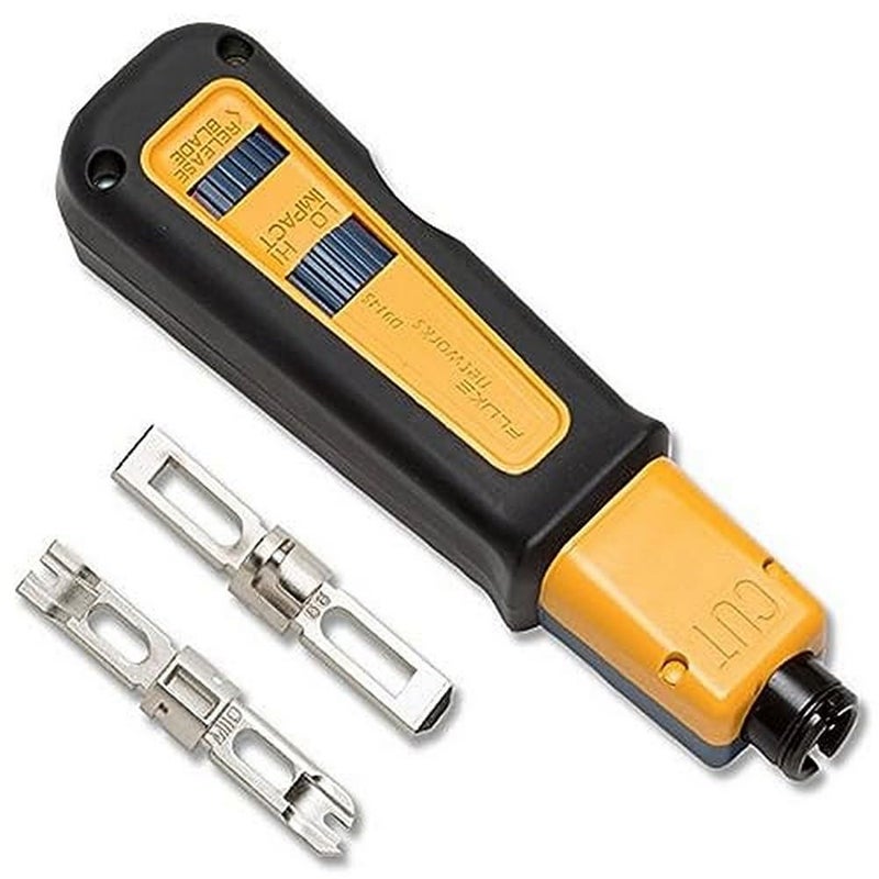 Fluke Networks 10061120 D914S Impact Punch Down Tool with EverSharp 110 66 Blades