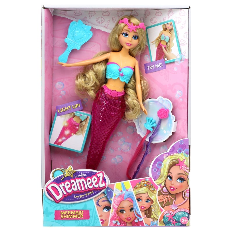FunVille - Dreameez Mermaid Shimmer Doll - 81004 - Image 1