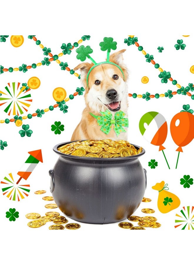 Maitys 40 Pcs St Patrick's Day Bow Ties for Dogs Cat Basic Bowties Collars Puppy Kitten Neck Accessories for Festival Holiday Party Grooming Accessories(Shamrock) - Image 5
