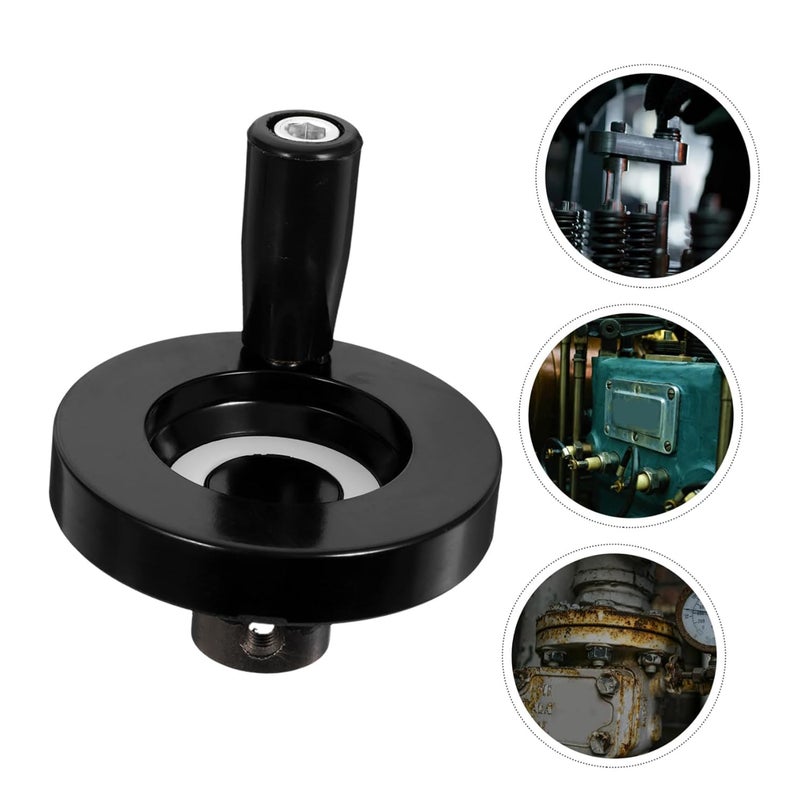 Hemobllo 1Pc Hand Wheel Replacement Hand Wheel with Handle Outer for Milling Machines Lathes Grinders Simple Installation Smooth Operation - Image 4