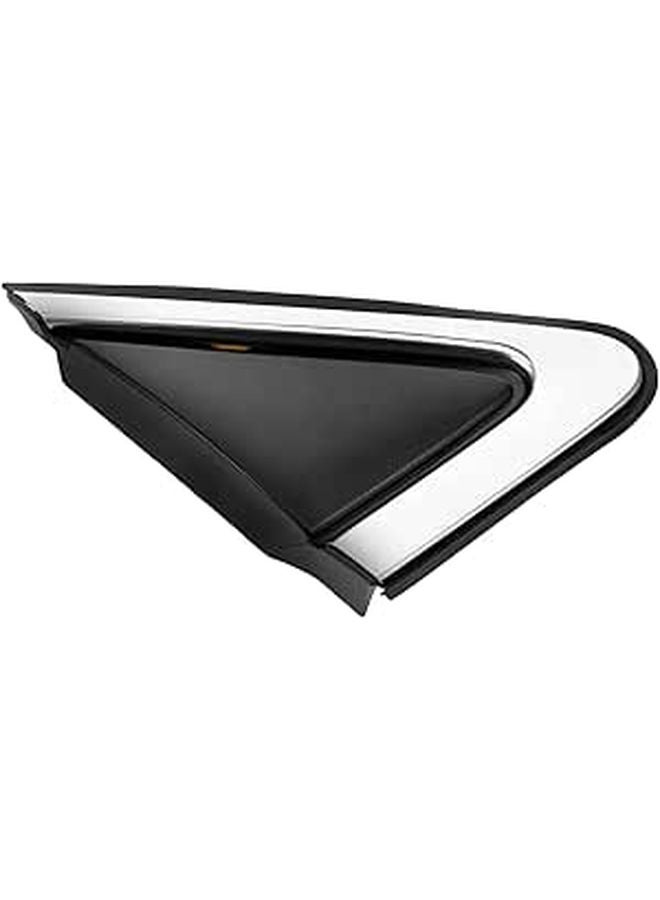 Black Car Front Pillar Triangle Cover Right Side For 2012 2018 Compact Sedan - Image 1