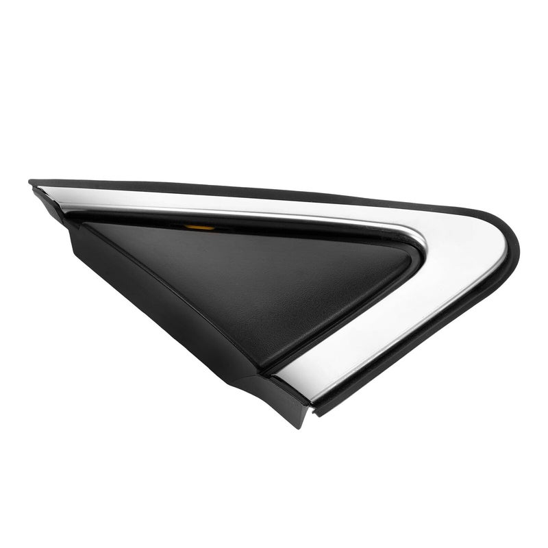 Black Car Front Pillar Triangle Cover Right Side For 2012 2018 Compact Sedan - Image 2
