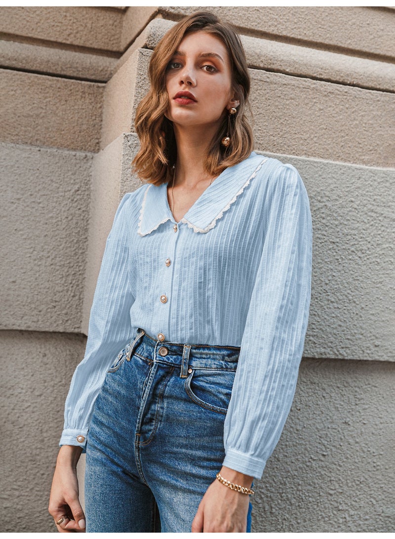 سيمبلي قمم الموضة النسائية - بلوزة عصرية للارتداء العادي والحفلة - Image 1