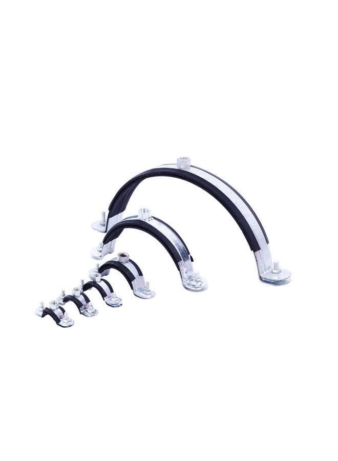 Supply PPR Metal Drainage Iron Bag Black Leather Light Truck Ordinary Galvanized Pipe Clamp Water Pipe Bracket Pipe Buckle Hoop-Specifications And Models:Φ25 M6  - Image 5