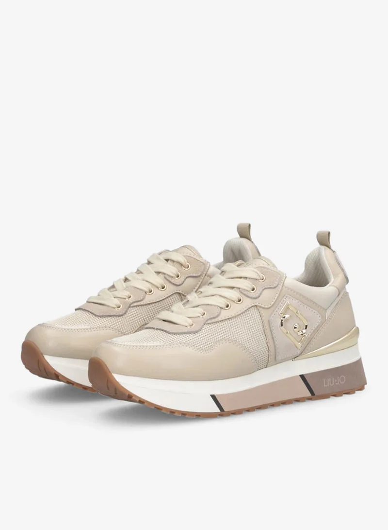 Liu Jo Leather and mesh sneakers