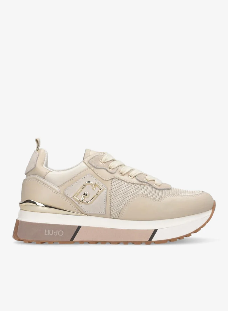 Liu Jo Leather and mesh sneakers