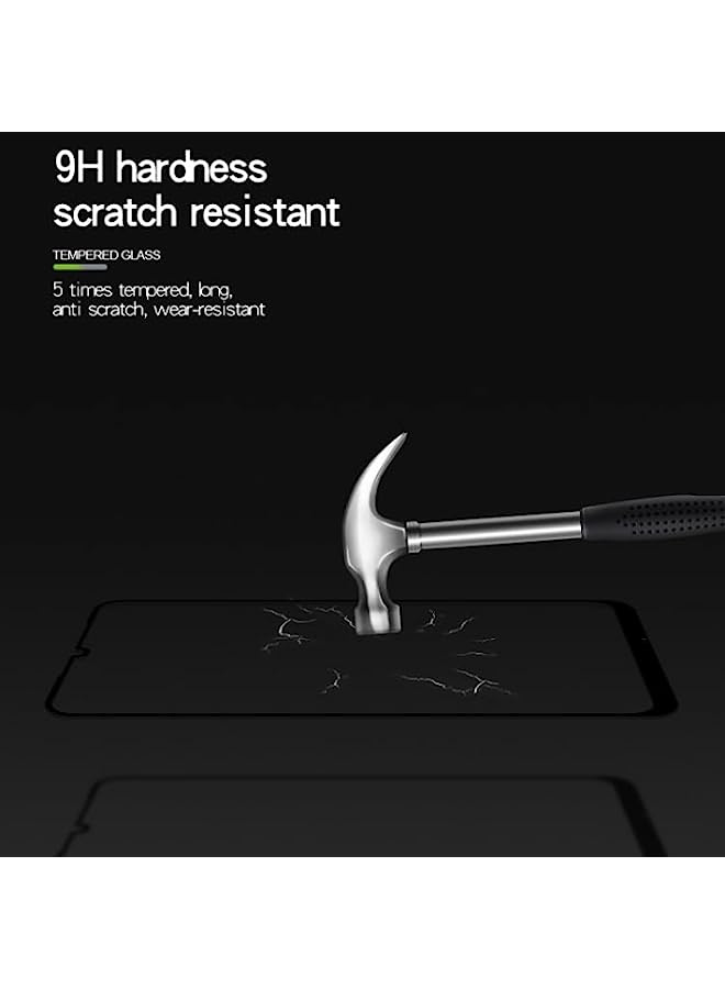 MOFI Tempered Glass Screen Protector Compatible MOFI 9H 2.5D Full Screen Tempered Glass Film for Xiaomi Redmi 7 Black - Image 4