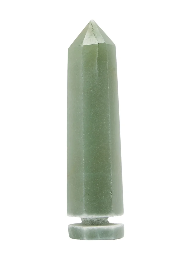 Prickly Pear Green Aventurine Interchangeable Crystal Water Bottle