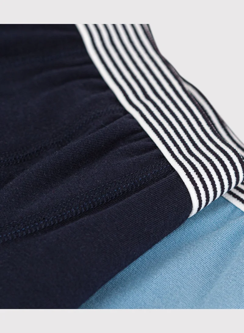 Petit Bateau Youth 2 Pack Assorted Boxer Shorts