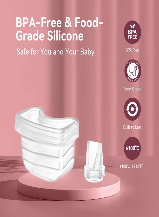 GOTOCUT Duckbill Valve Silicone Diaphragm Compatible with Mommed S21 Wearable Breast Pump Replacement Parts - Image 4