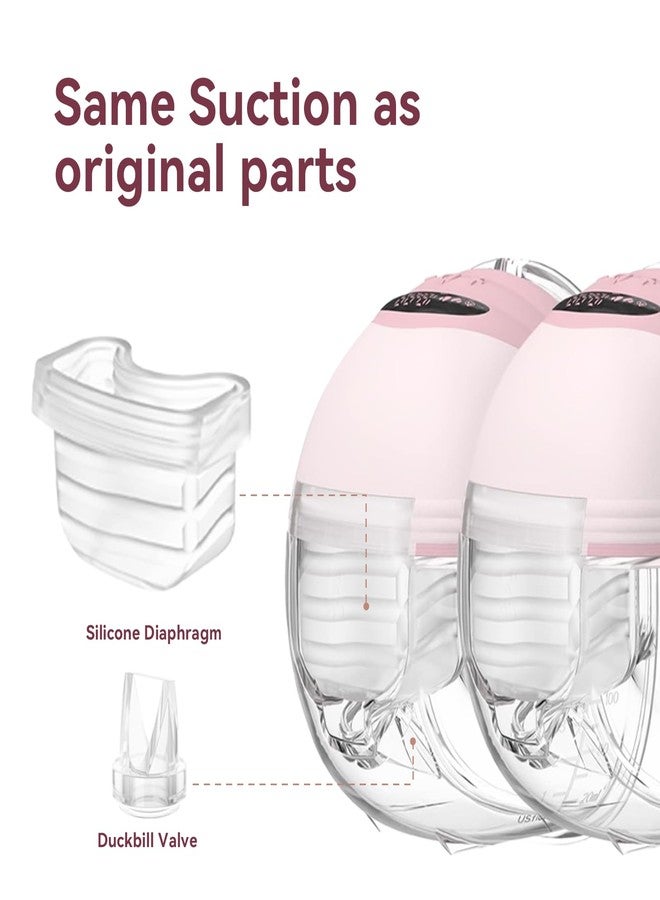GOTOCUT Duckbill Valve Silicone Diaphragm Compatible with Mommed S21 Wearable Breast Pump Replacement Parts - Image 2