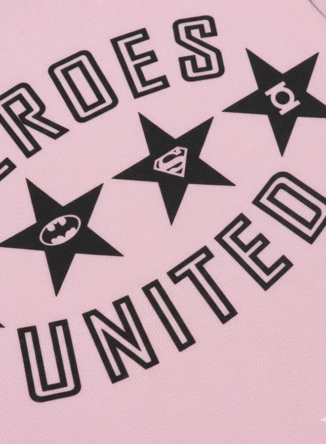 Take Two  Justice League Men Pink Graphic Print T-Shirt for Men | Best Price UAE
