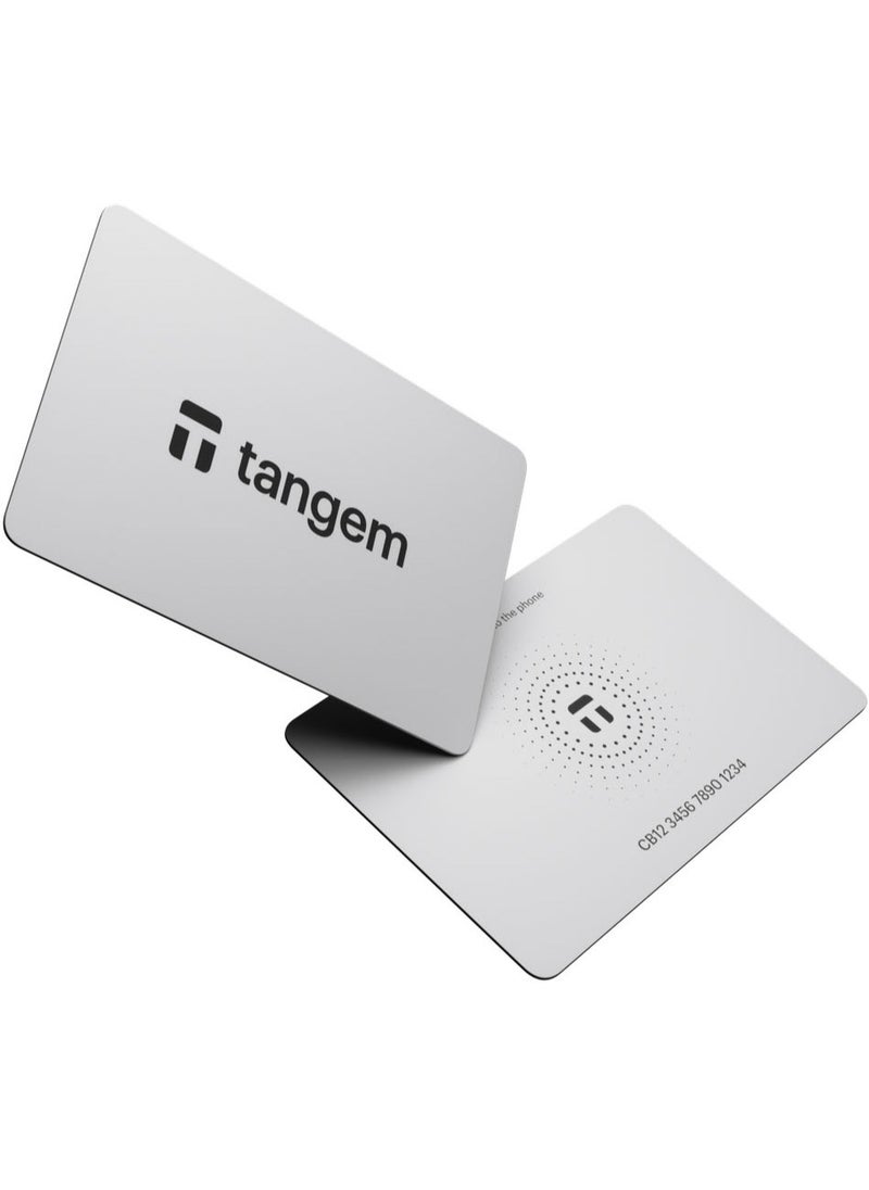 tangem Tangem Crypto Hardware Wallet 2.0 [PACK OF 2 Cards] - White  - Image 1