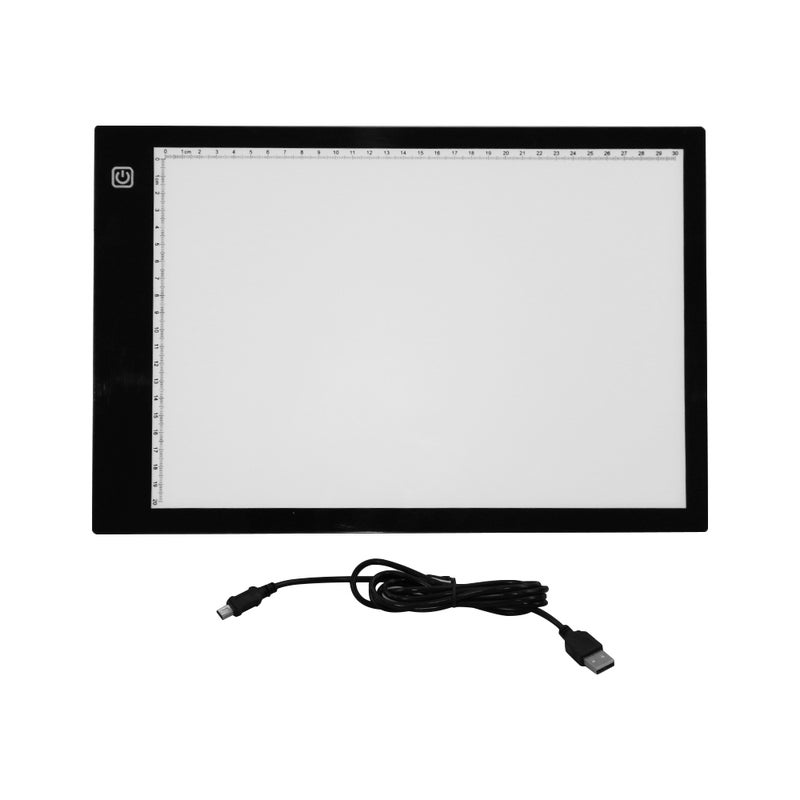 A4 Ultra-thin Light Pad Tracer USB Powered LED Artcraft Light Box Copy Board 3 Level Adjustable Brightness for Artists Drawing Sketching Animation X-ray Viewing - Image 2