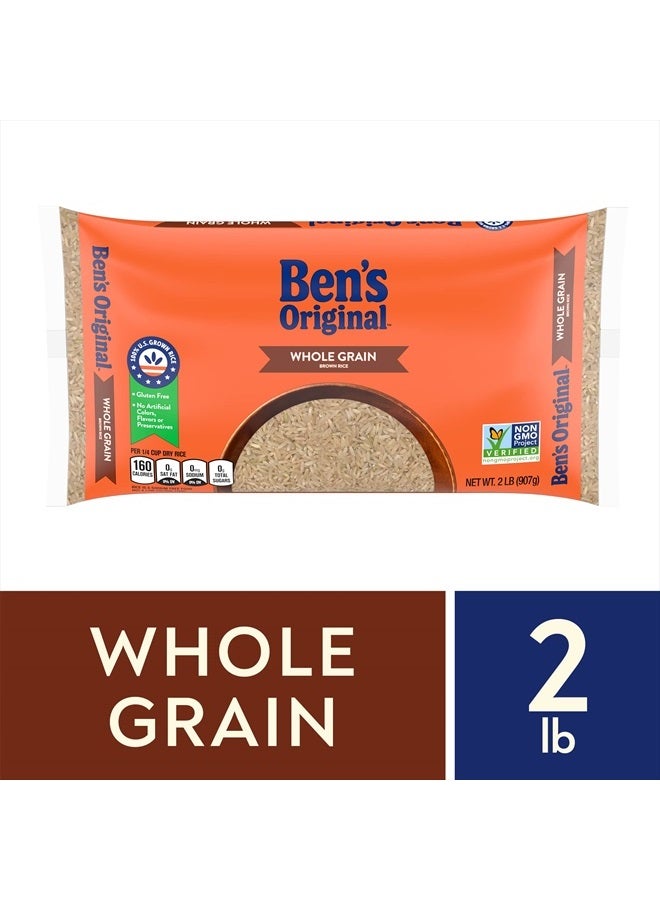 BENS ORIGINAL Whole Grain Brown Rice, 2 lb Bag  - Image 2