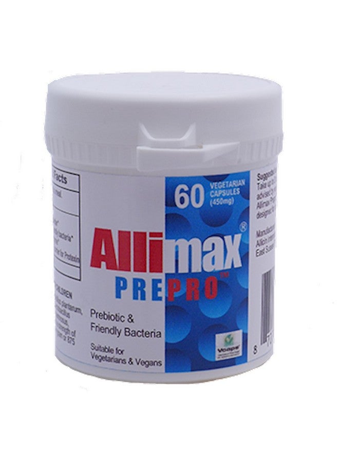 ALLIMAX Pre Pro - 60 Caps. Stabilized allicin Plus prebiotics, probiotics and Digestive enzymes. - Image 1