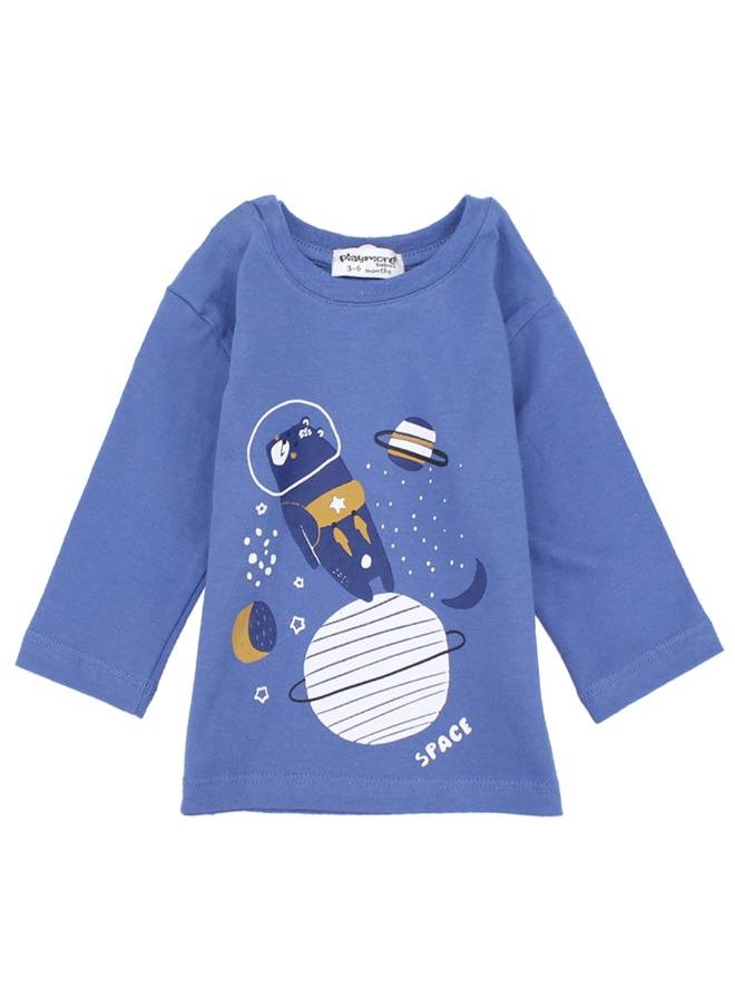 playmore Long-Sleeved Space T-shirt  - Image 1