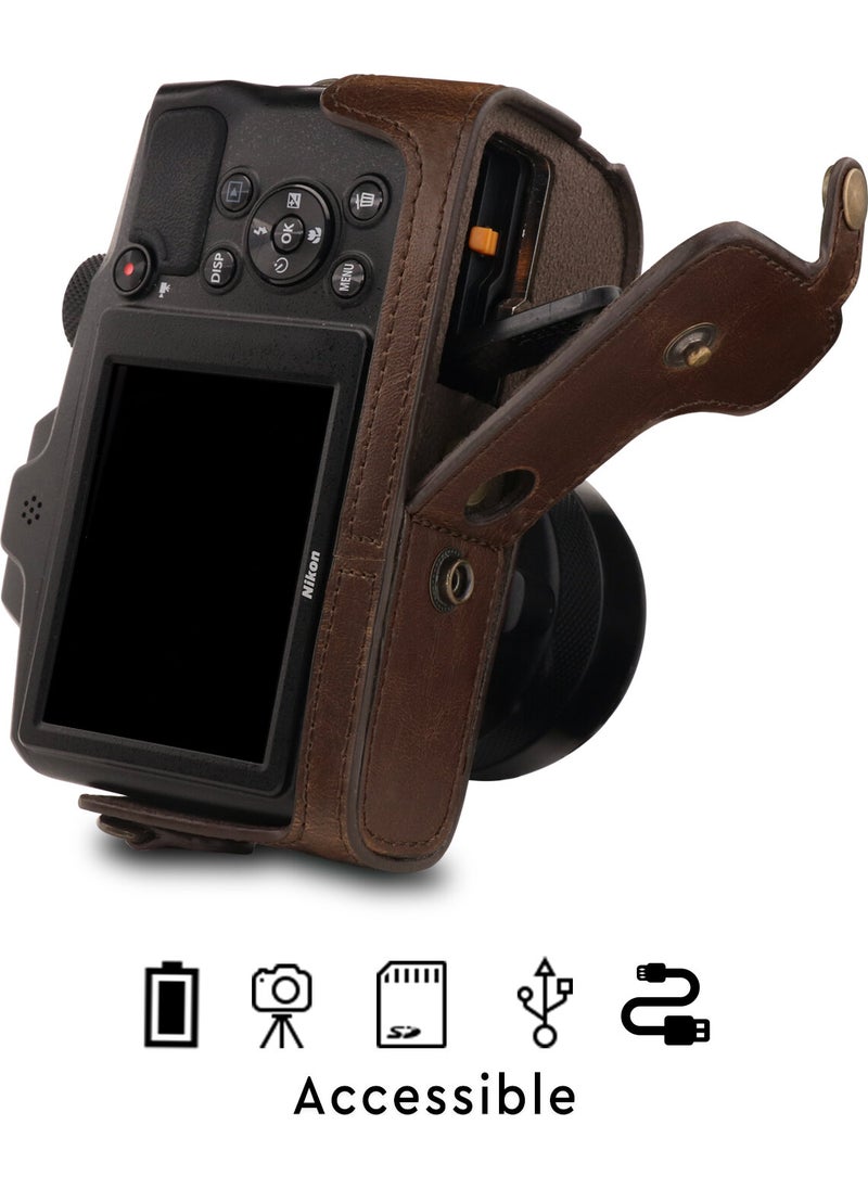 MegaGear - Nikon B600 Faux Leather Camera Bag - Image 1