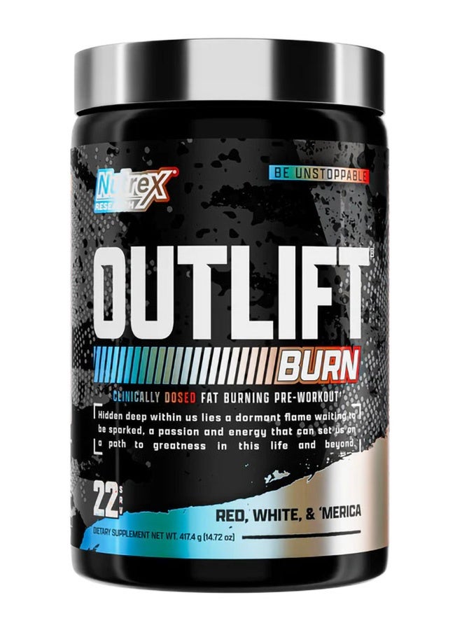 نورتكس ريسيرش جرعة سريرية لحرق الدهون قبل التمرين بنكهة الأحمر والأبيض والأمريكي 22 حصة - Image 1