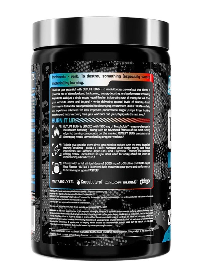 نورتكس ريسيرش جرعة سريرية لحرق الدهون قبل التمرين بنكهة الأحمر والأبيض والأمريكي 22 حصة - Image 2