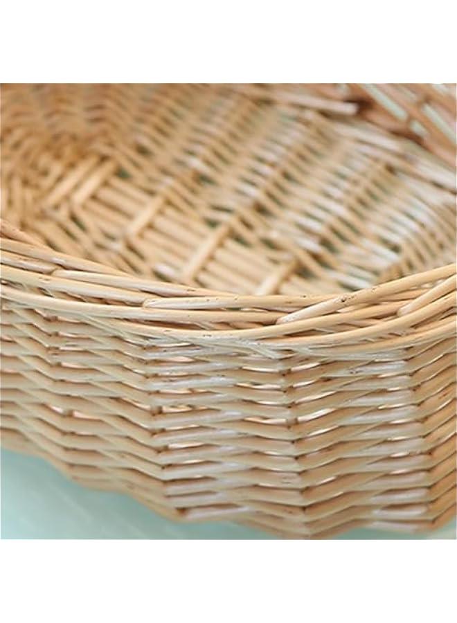 Generic Handwoven Picnic Basket Removable Lining Picnic Storage Basket for Storage and Decoration  - Image 3