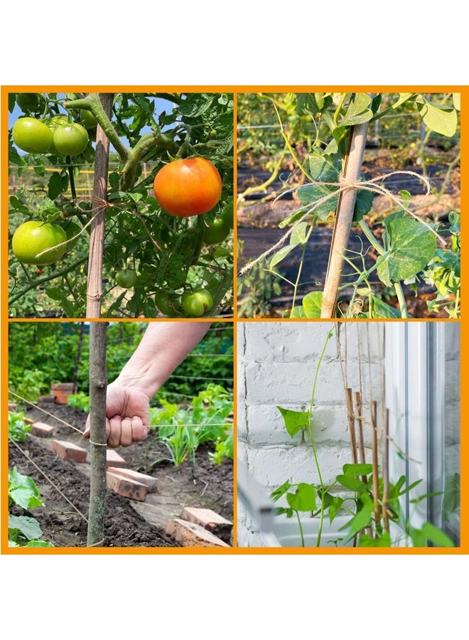 حبل من الجوت البني بطول 328 قدمًا وقطر 2.2 مم مناسب للبستنة المنزلية، وخطافات تعليق الصور النباتية، والتغليف الصناعي، وعلب ماسون، وديكورات حفلات الزفاف، والحرف اليدوية. - Image 5