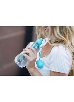 Bobble Classic Water Bottle, Filtered Water, BPA-Free Reusable Bottle, Soft Touch Carry Cap with Replaceable Carbon Filter for Sustainable Water and Hydration 18.5 oz (Lavender)