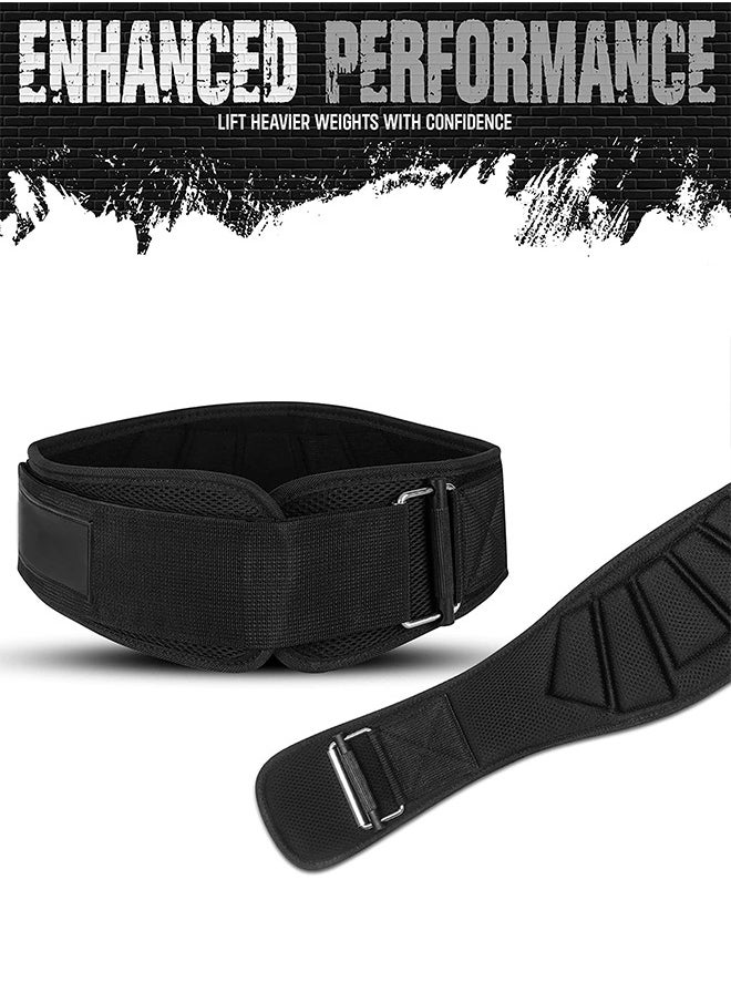 GROIC - Strength Weightlifting Belt, Weight Belt for Workout on Fitness Equipment, Weight Lifting Back Support Workout belt for Lifting, Fitness, Cross Training and Powerlifting - Image 1