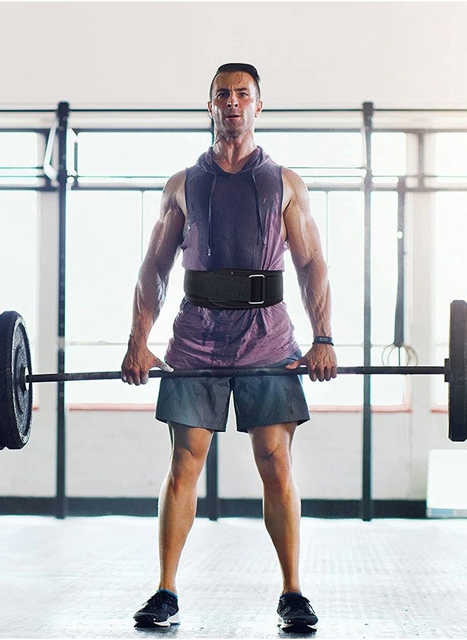 GROIC - Strength Weightlifting Belt, Weight Belt for Workout on Fitness Equipment, Weight Lifting Back Support Workout belt for Lifting, Fitness, Cross Training and Powerlifting - Image 1