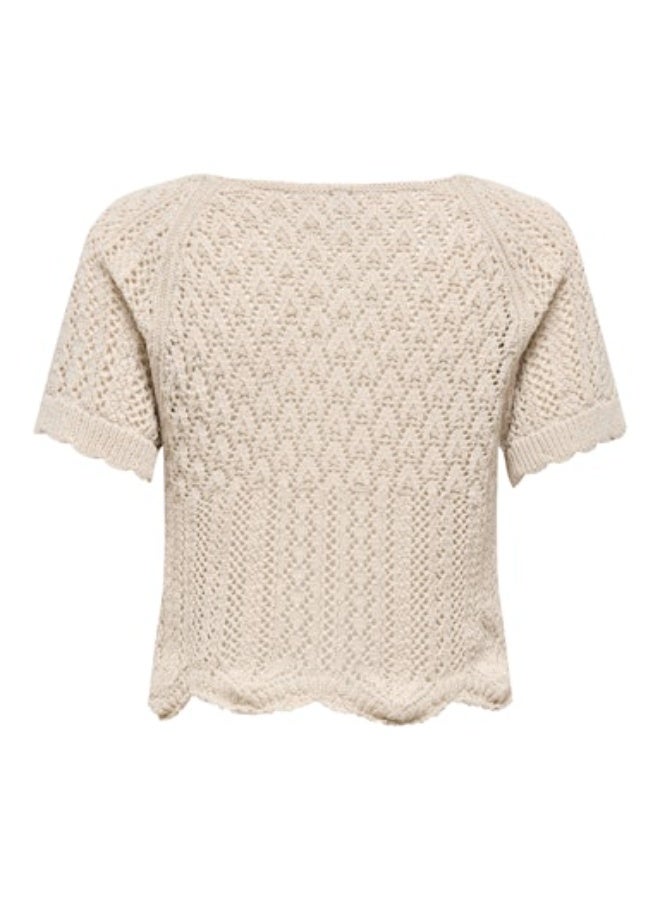 ONLY ONLY Womens Nola Life Shortsleeve Pullover Knit  - Image 5
