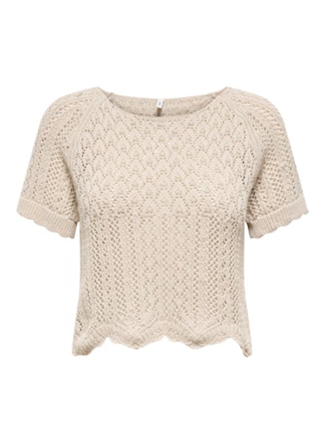 ONLY ONLY Womens Nola Life Shortsleeve Pullover Knit  - Image 4