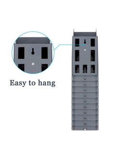 Spessn Time Cards Rack, Expand Time Card Holder With 10 Slots Plastic Wall Mount Time Cards Holder Racks With Screw For Office,Factory To Record Attendance Time Indoor,Outdoor  - Image 4